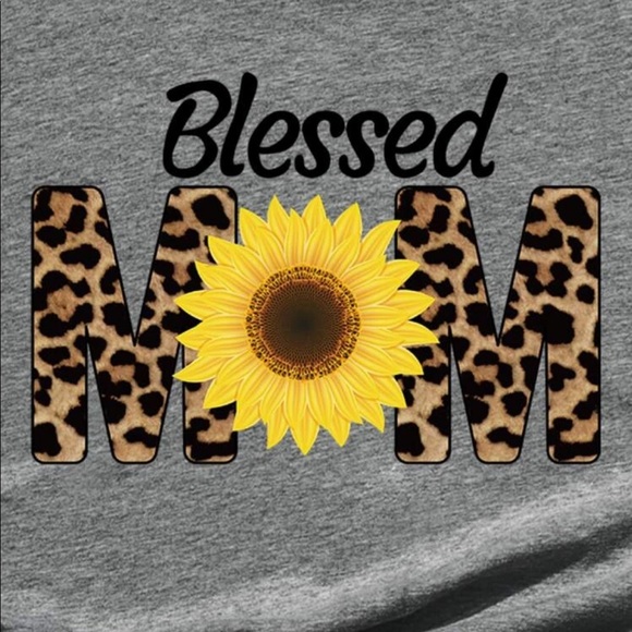 ❌Not For Sale❌ 🆕 XL “Blessed Mom” Leopard Tee - Picture 5 of 5